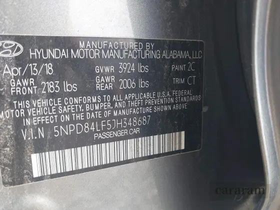 2018 Hyundai Elantra SEL