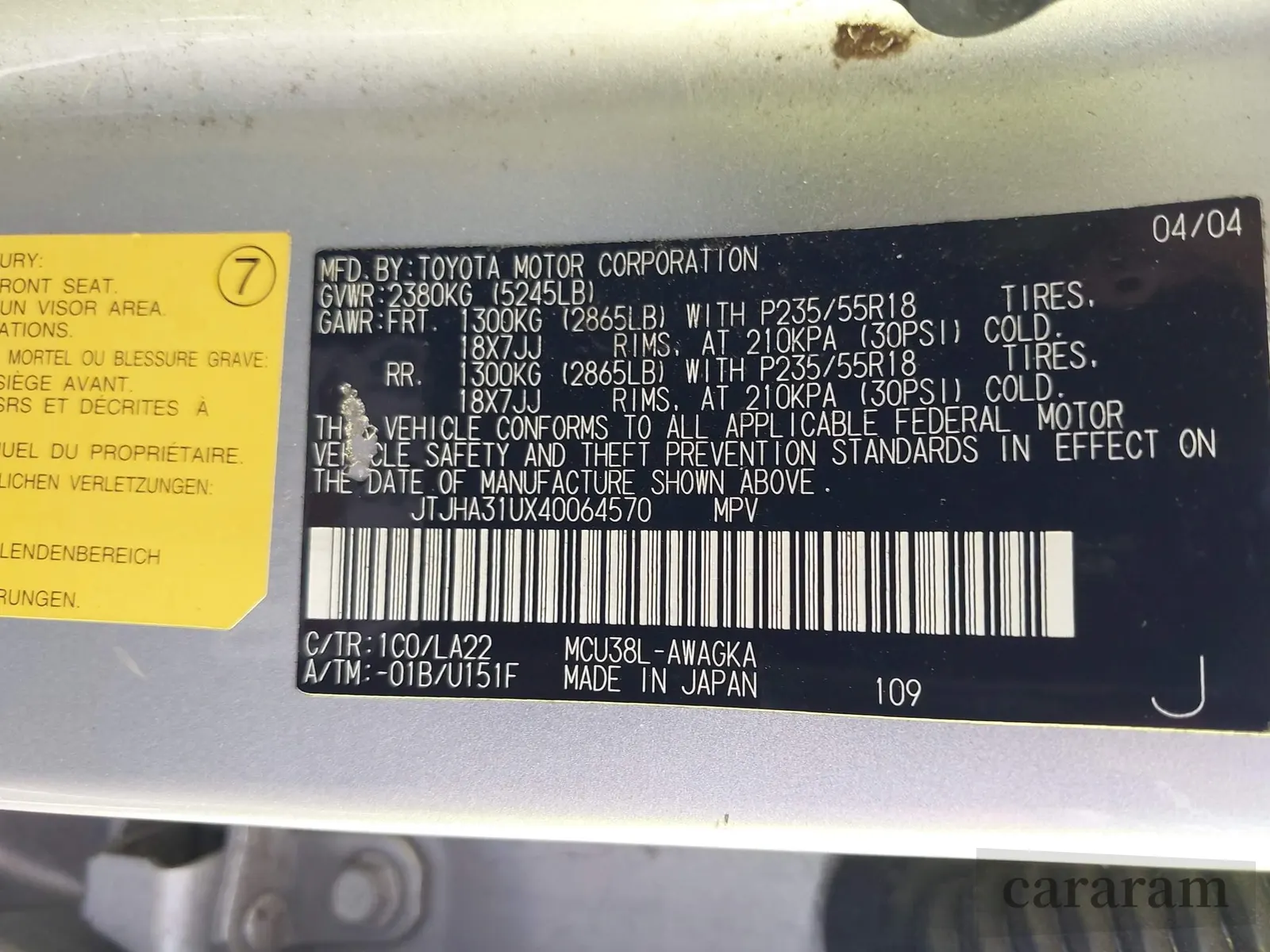 2004 Lexus RX 330
