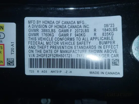 2024 Honda Civic Sport