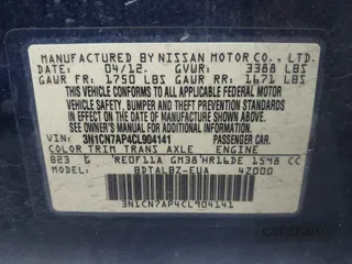 2012 Nissan Versa SL