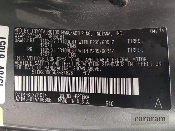 2014 Toyota Sienna LE