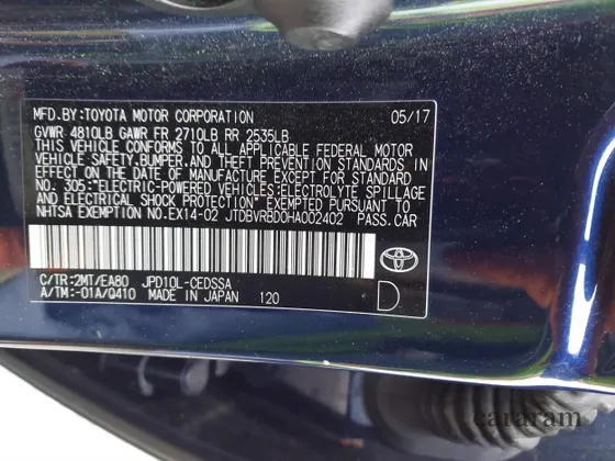 2017 Toyota Mirai