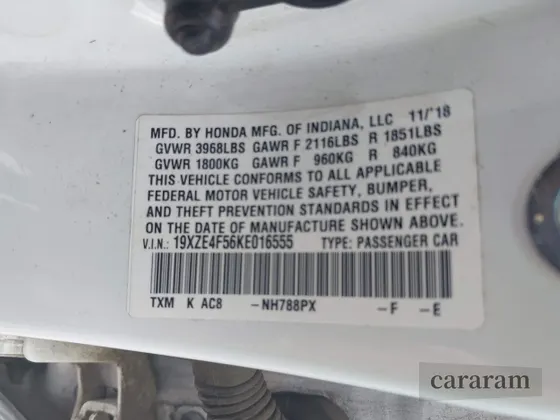 2019 Honda Insight EX