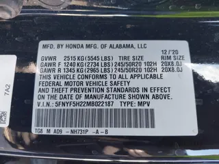 2021 Honda Pilot Special Edition