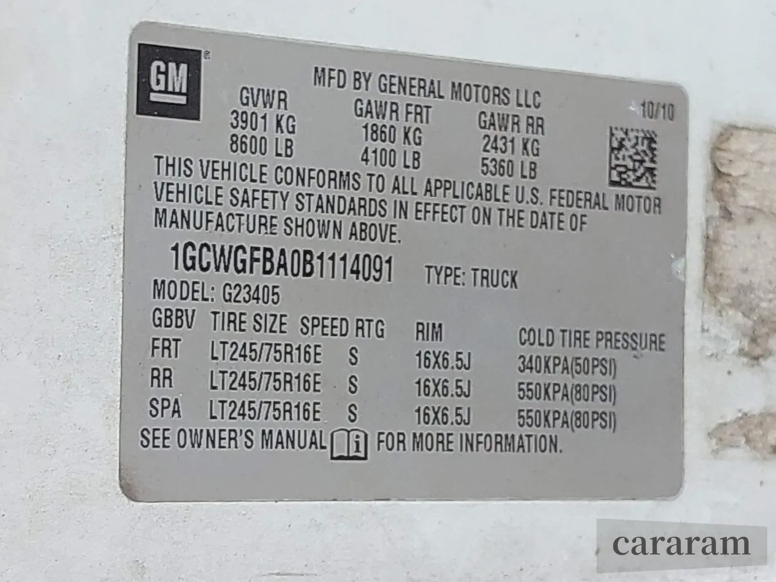 2011 Chevrolet Express Cargo