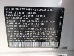 2012 Volkswagen Touareg Sport
