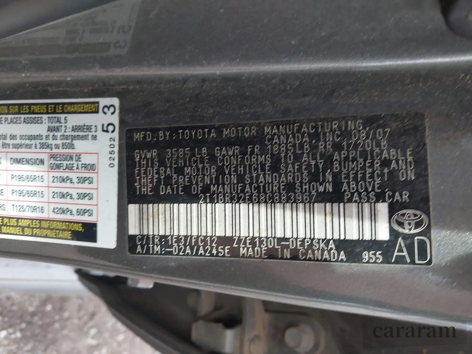 2008 Toyota Corolla CE