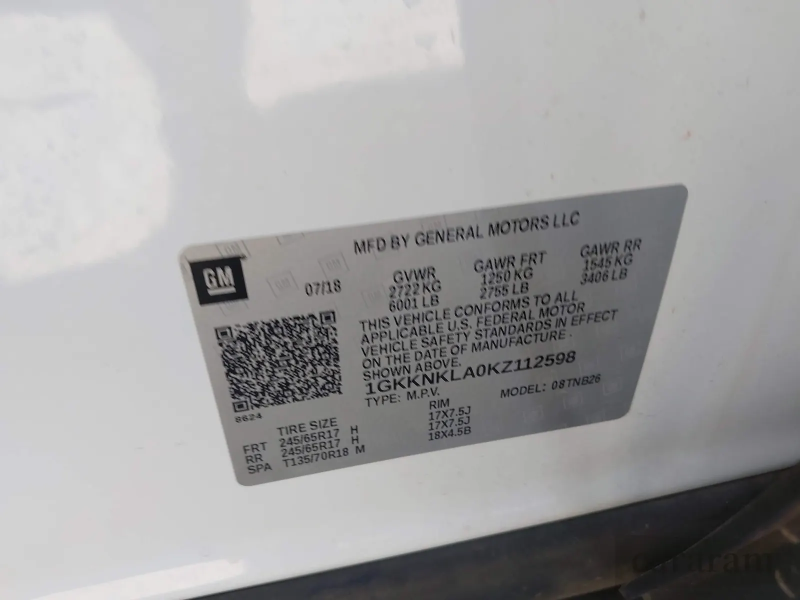 2019 GMC Acadia SLE