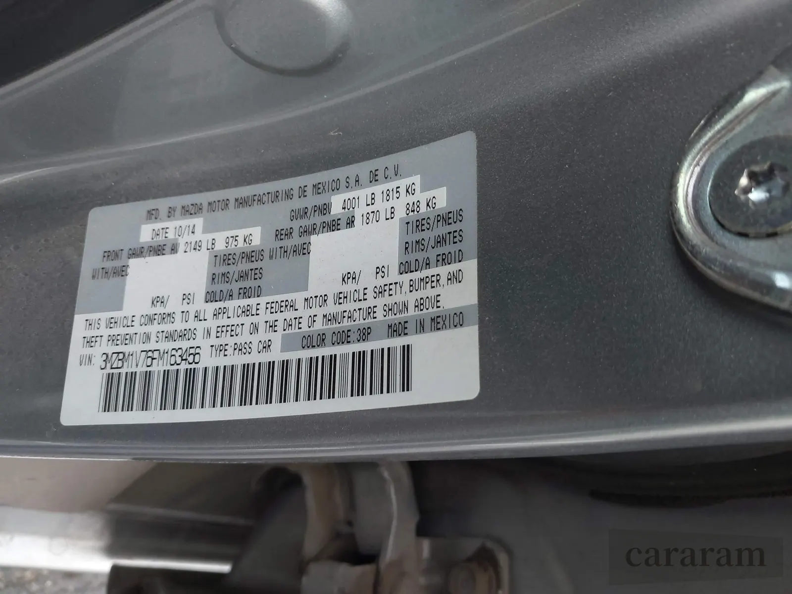 2015 Mazda 3 i Touring