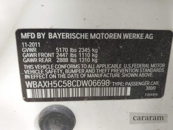 2012 BMW 5 Series 528i xDrive