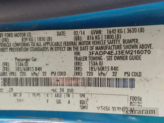 2014 Ford Fiesta SE