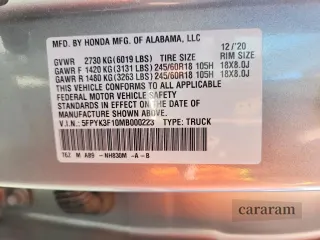 2021 Honda Ridgeline Sport
