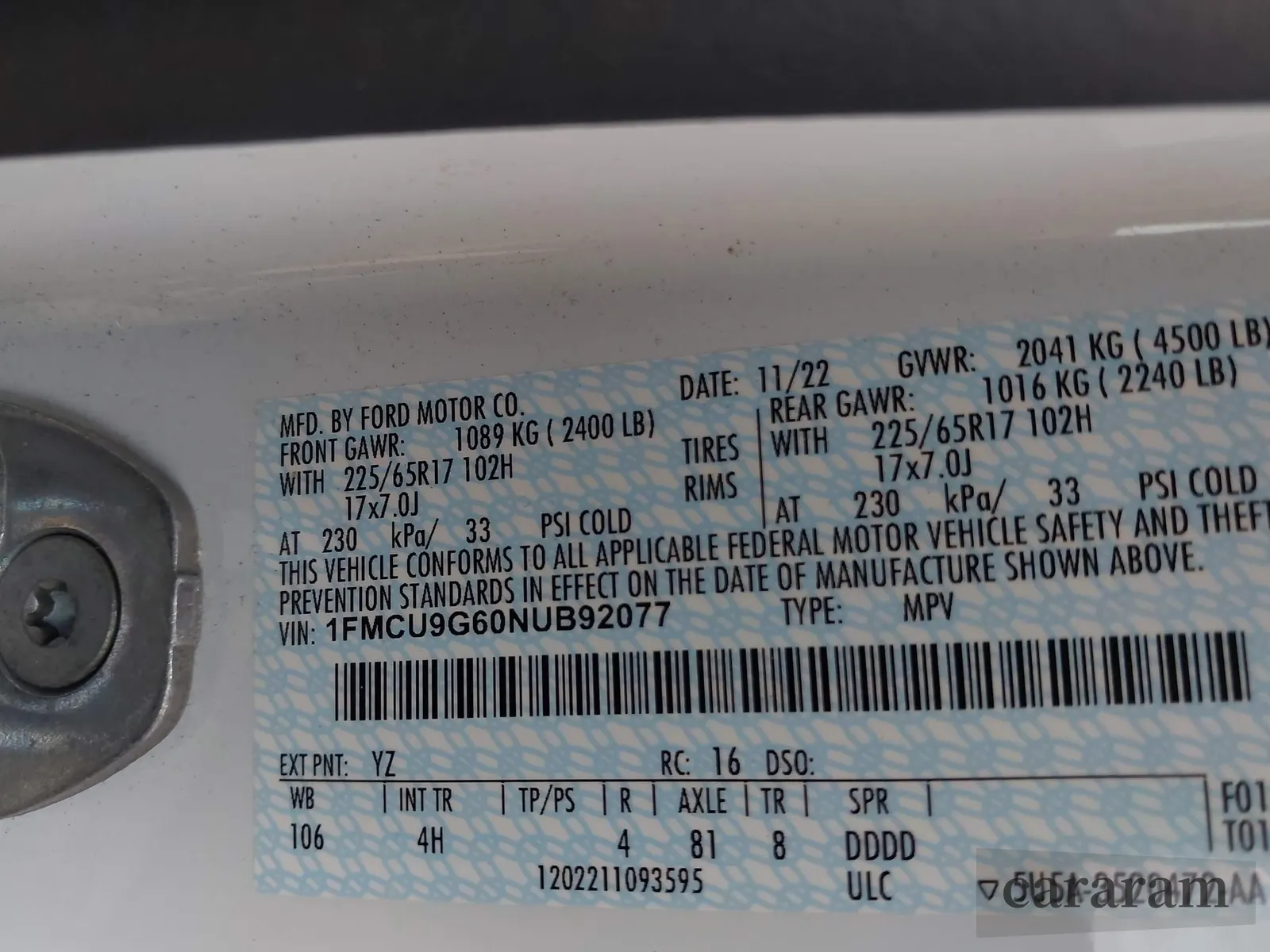 2022 Ford Escape SE