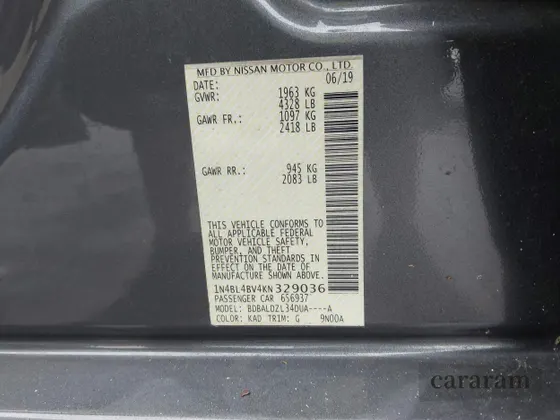 2019 Nissan Altima S