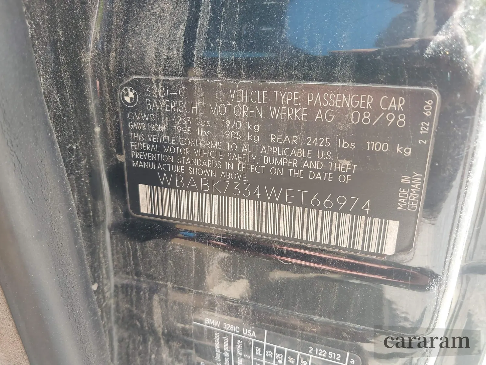 1998 BMW 3 Series 328i