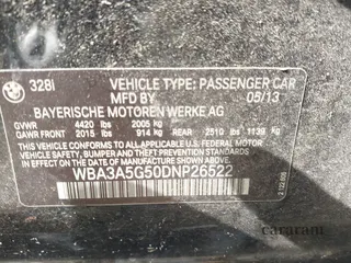 2013 BMW 3 Series 328i