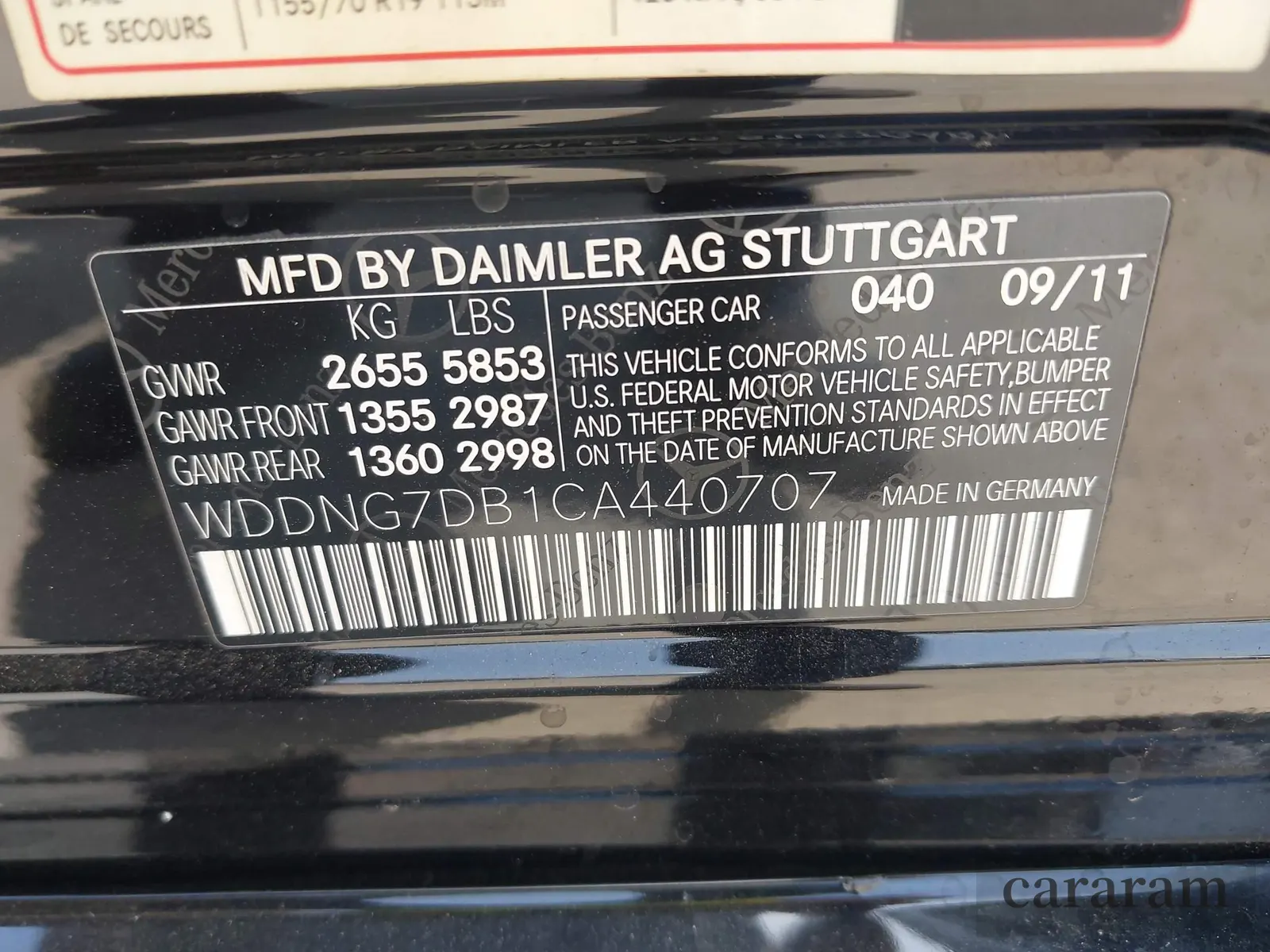 2012 Mercedes-Benz S 550