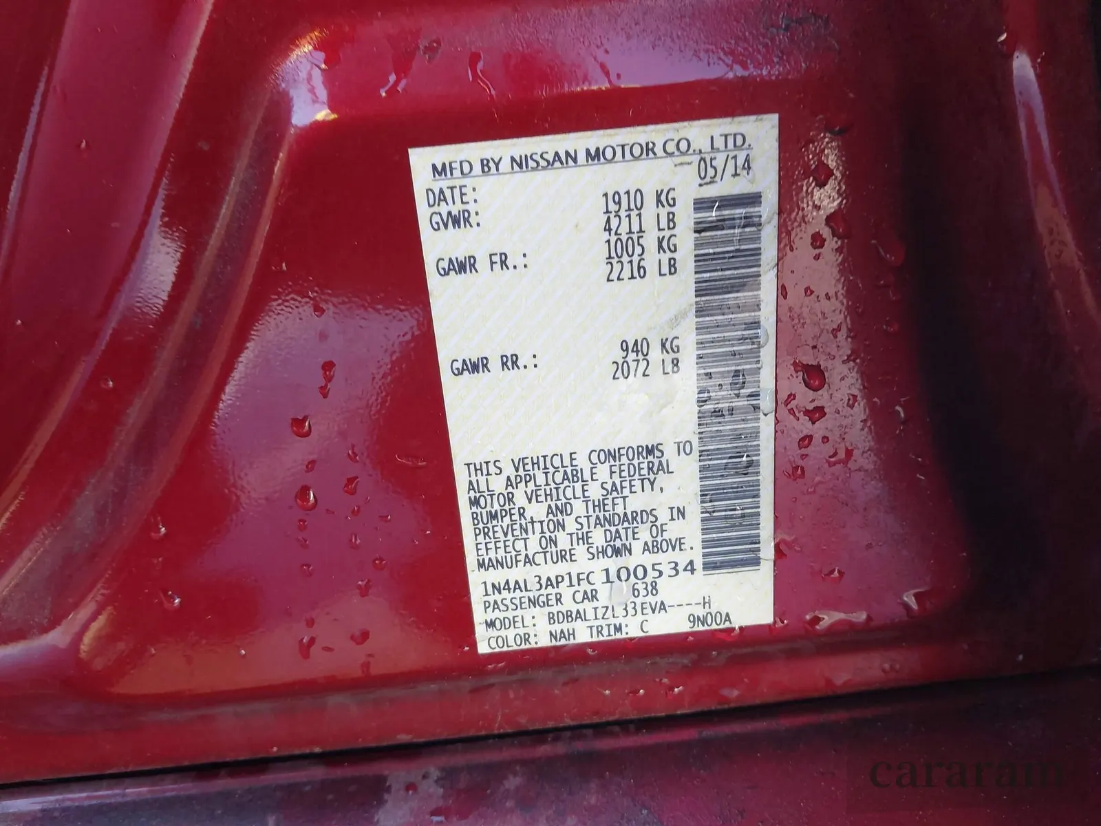 2015 Nissan Altima S