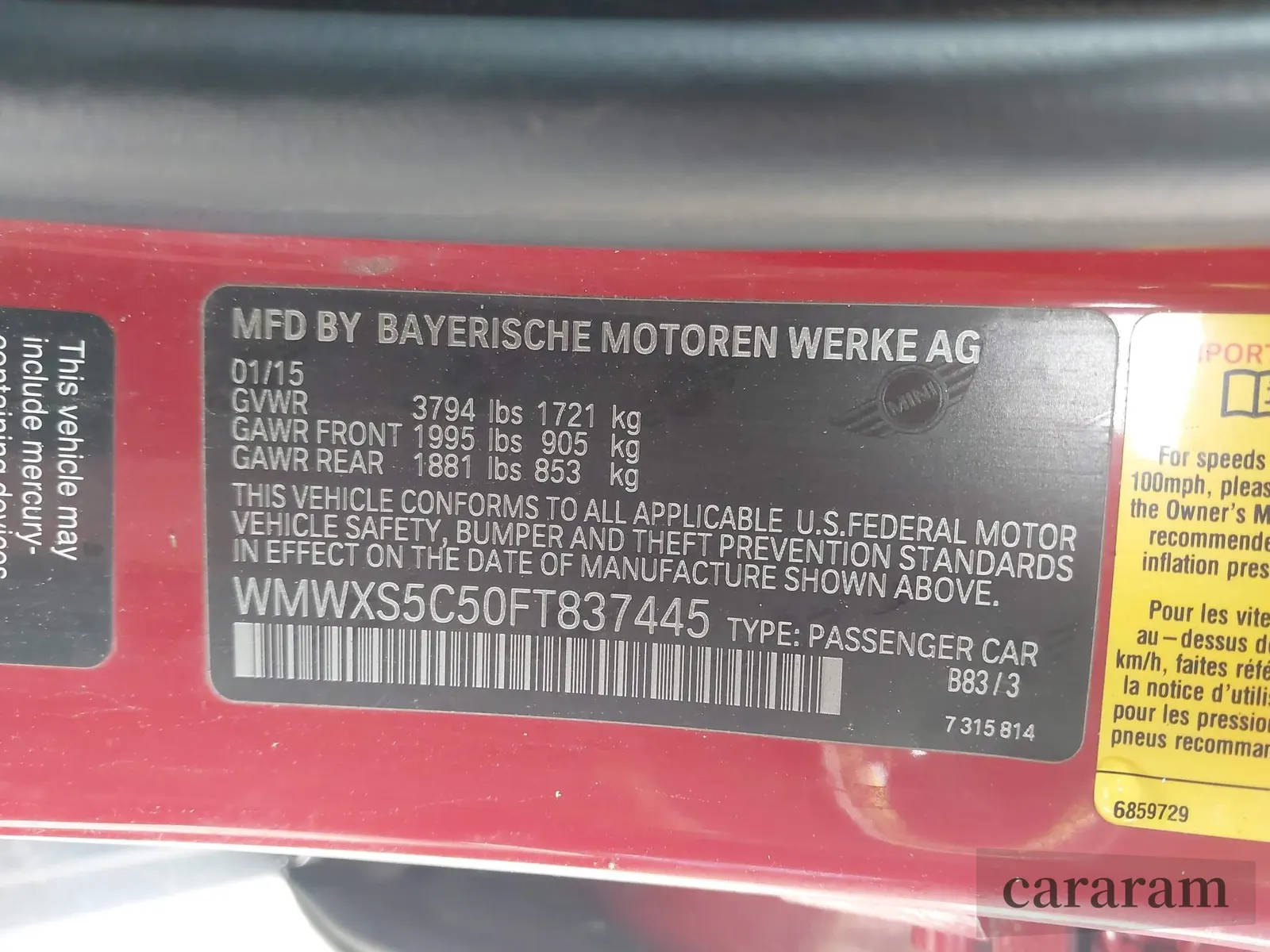 2015 MINI Hardtop 4 Door