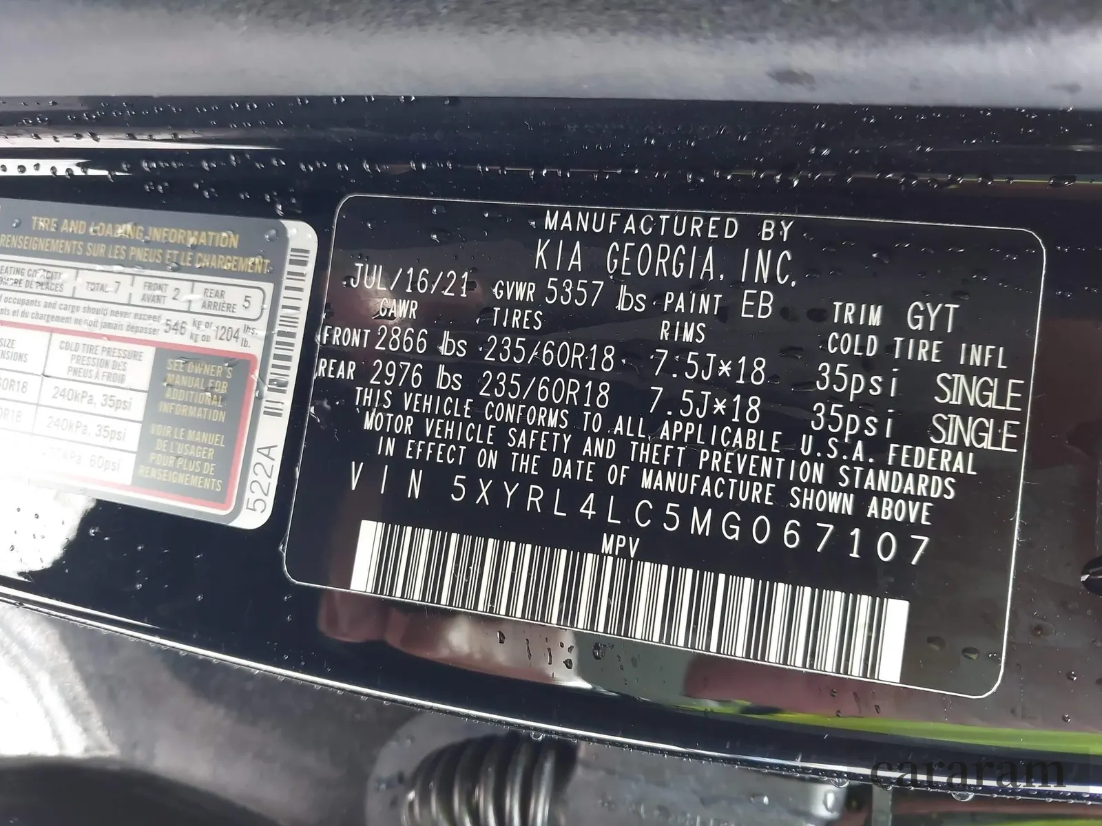 2021 Kia Sorento S