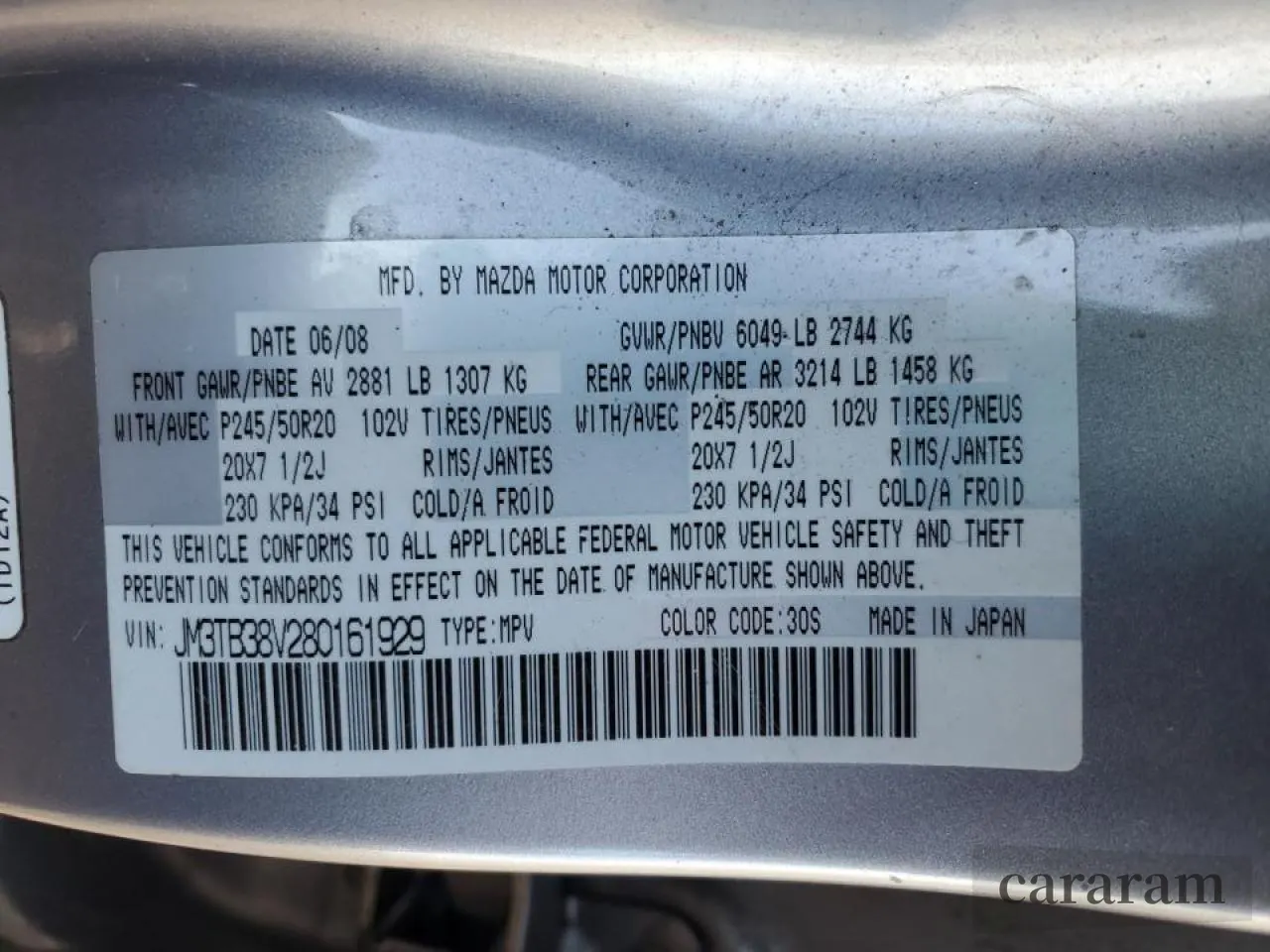 2008 Mazda CX-9 Grand Touring