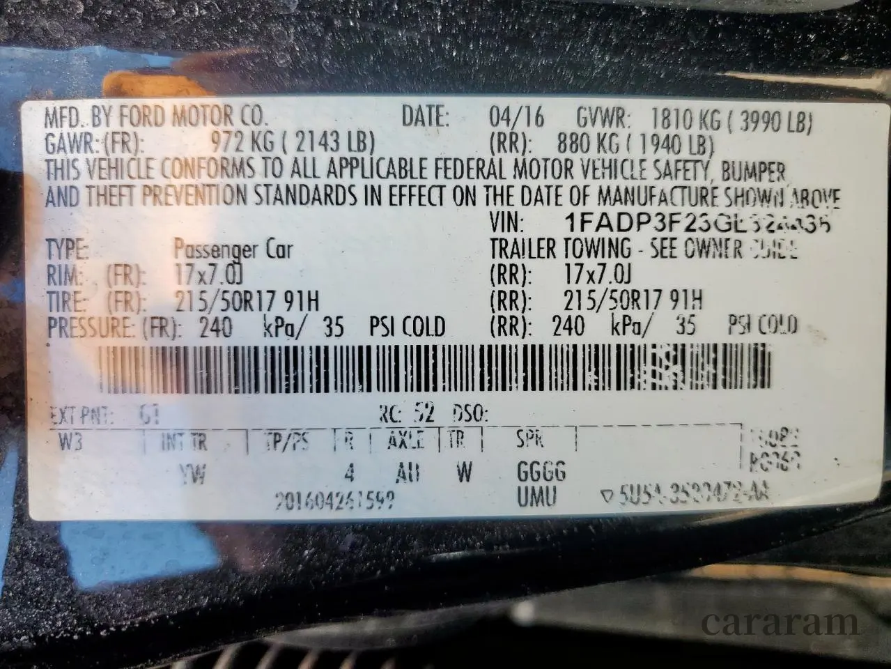 2016 Ford Focus SE