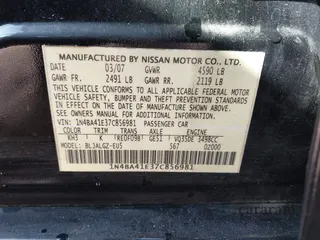 2007 Nissan Maxima SE