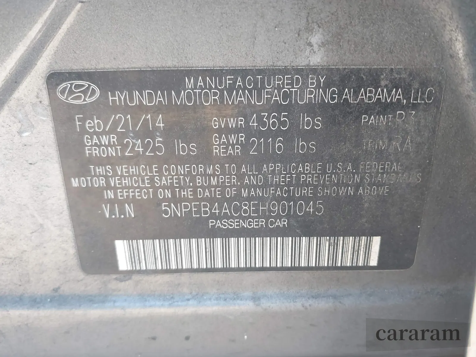 2014 Hyundai Sonata GLS