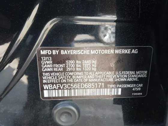 2014 BMW 5 Series 535d xDrive