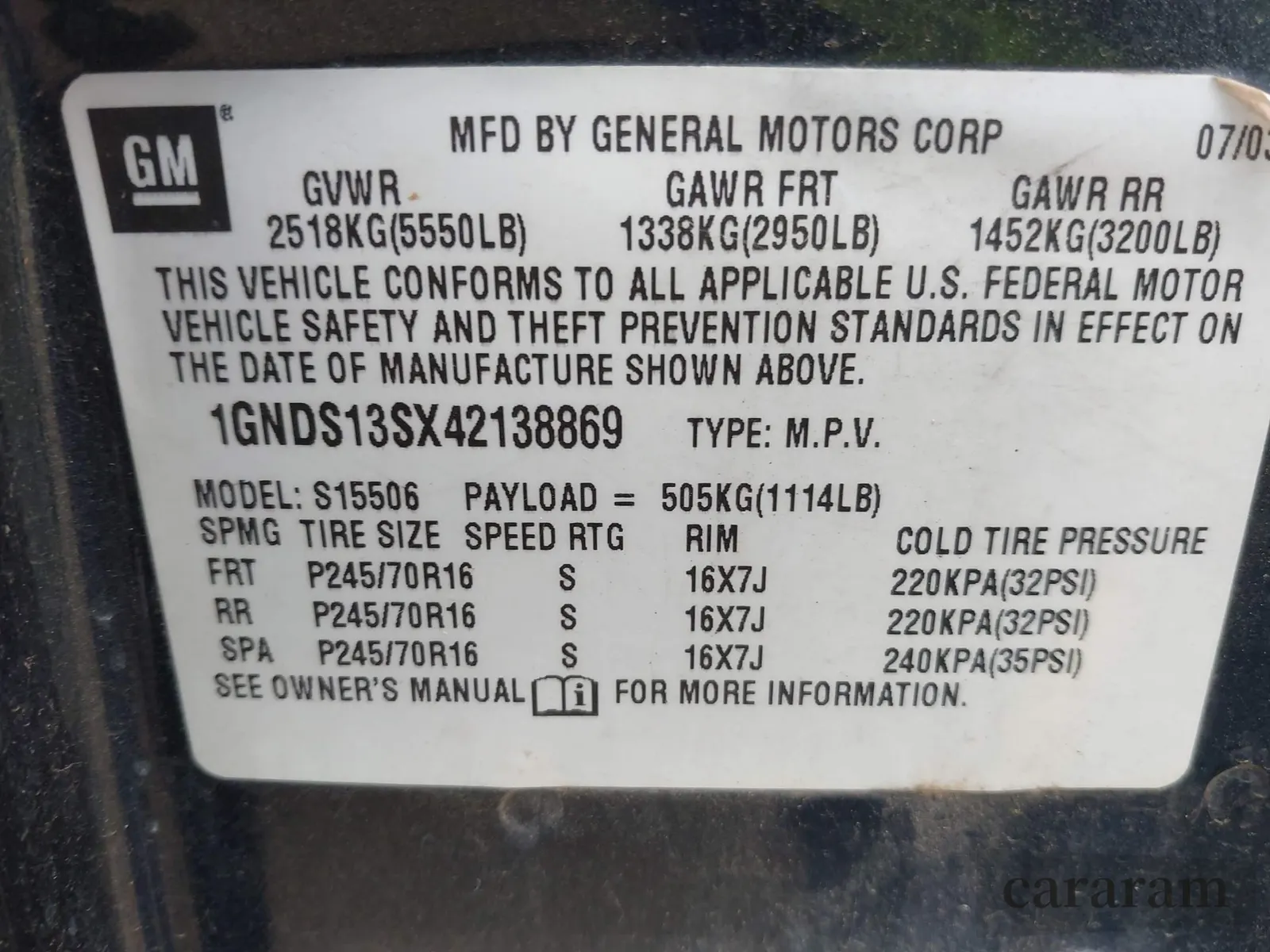 2004 Chevrolet TrailBlazer LS