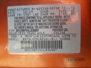 2020 Nissan Versa SR