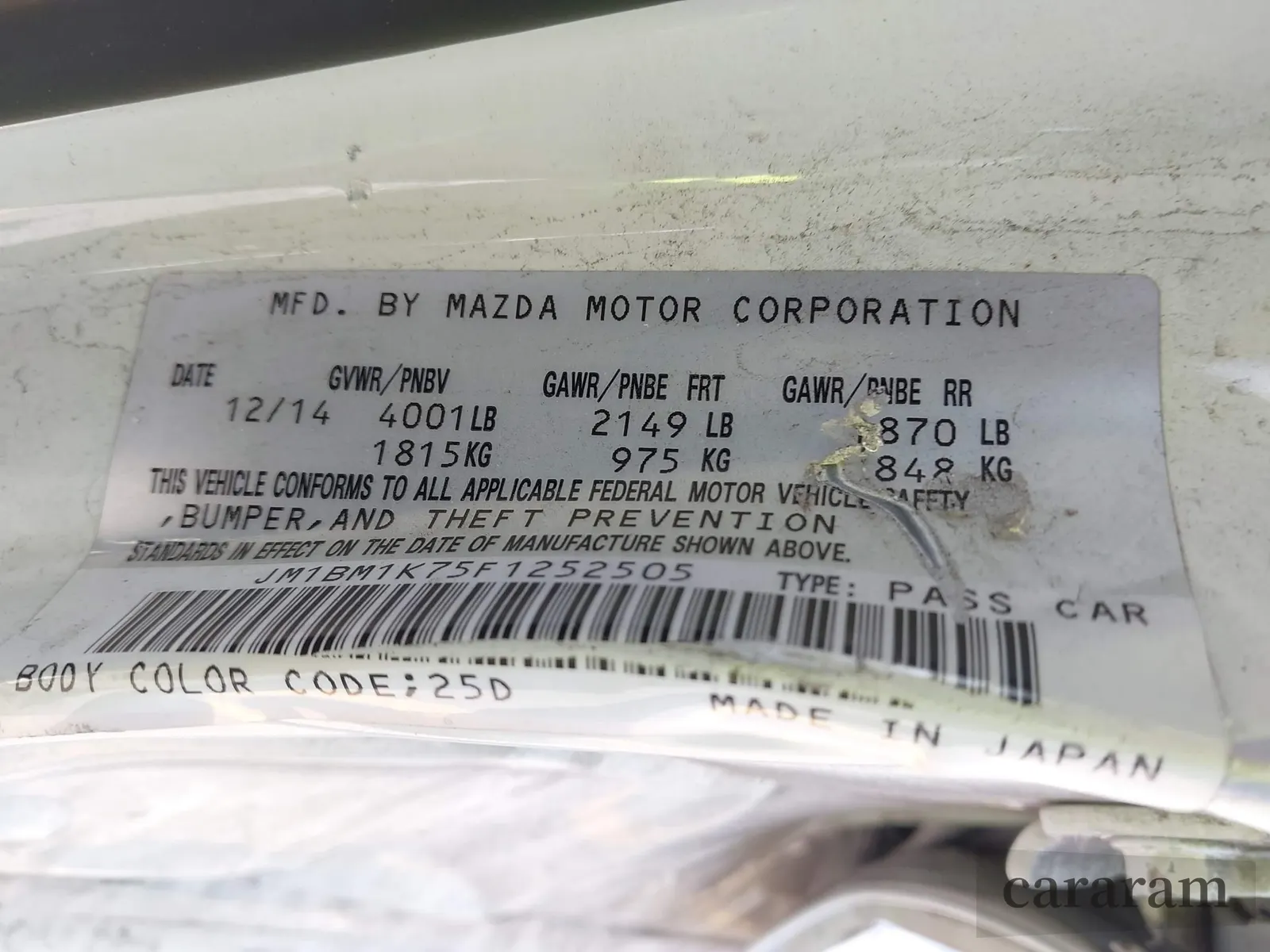 2015 Mazda 3 i Sport