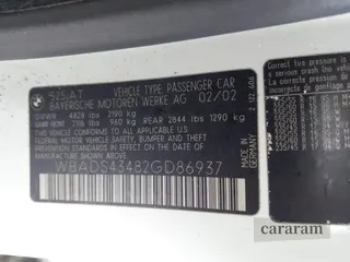 2002 BMW 5 Series 525i