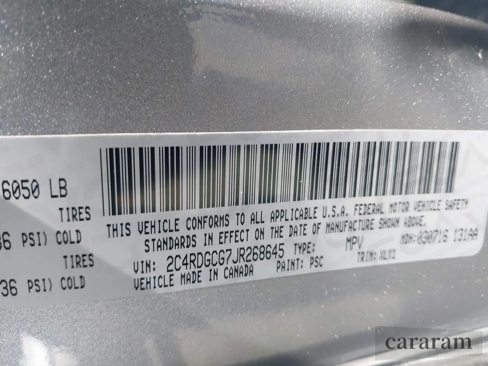 2018 Dodge Grand Caravan SXT