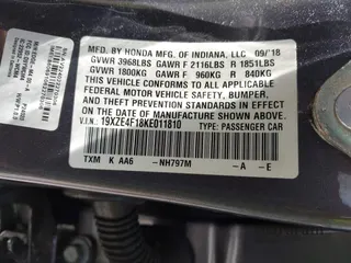 2019 Honda Insight LX