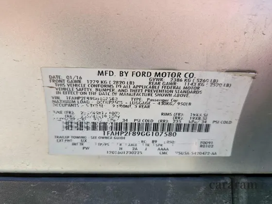 2016 Ford Taurus Limited