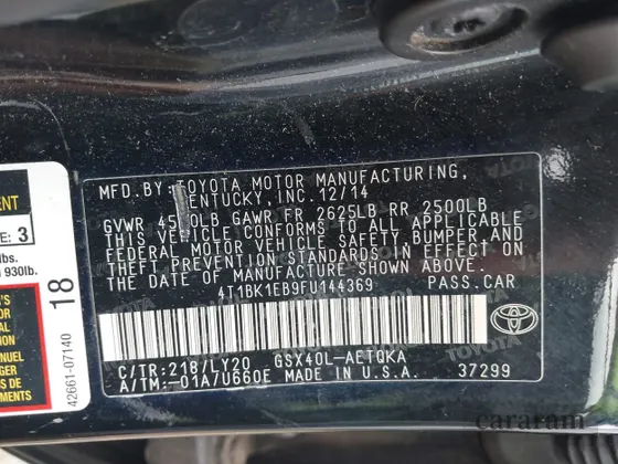 2015 Toyota Avalon XLE Premium