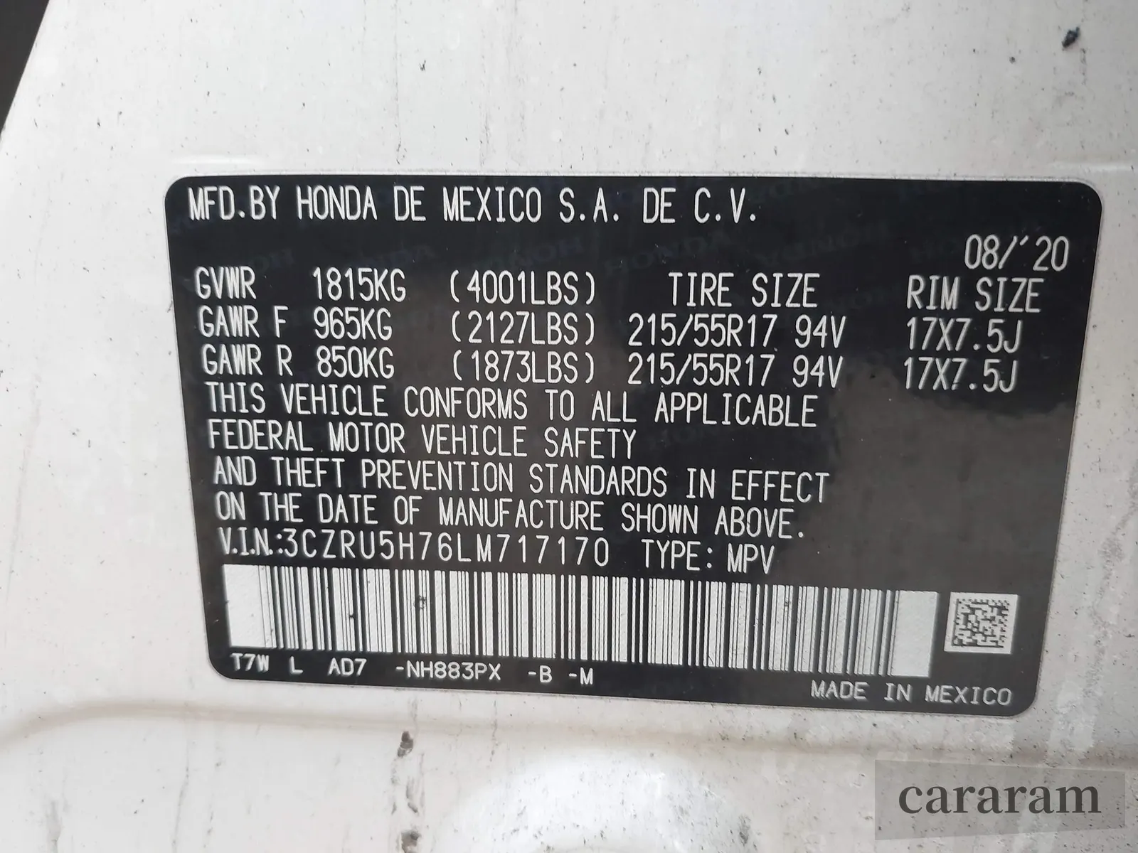 2020 Honda HR-V EX-L