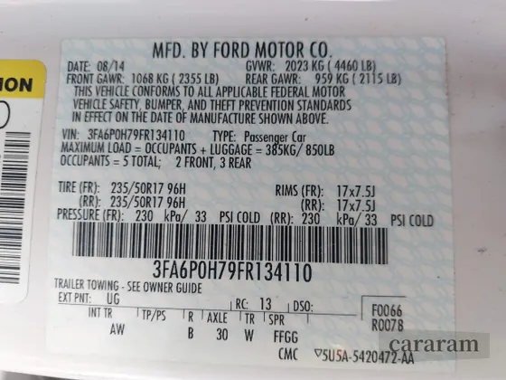 2015 Ford Fusion SE
