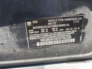 2016 BMW 3 Series 328i