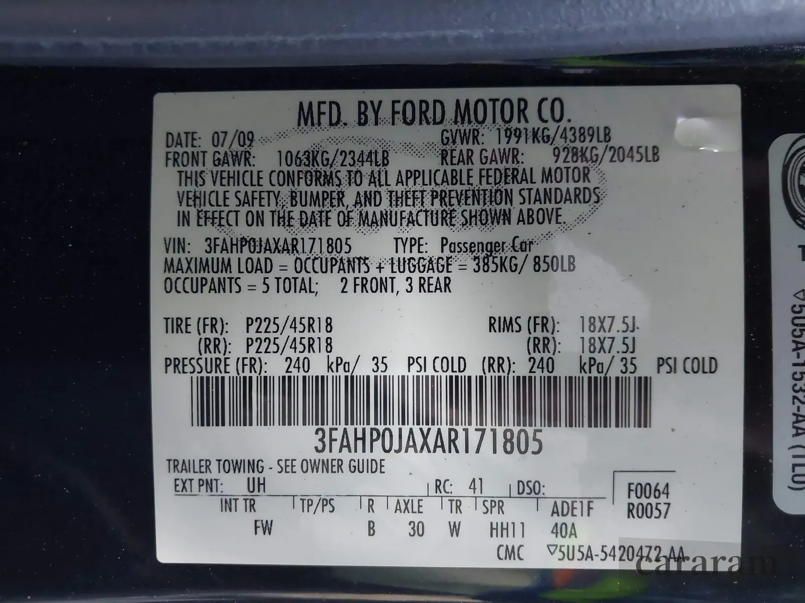 2010 Ford Fusion SEL