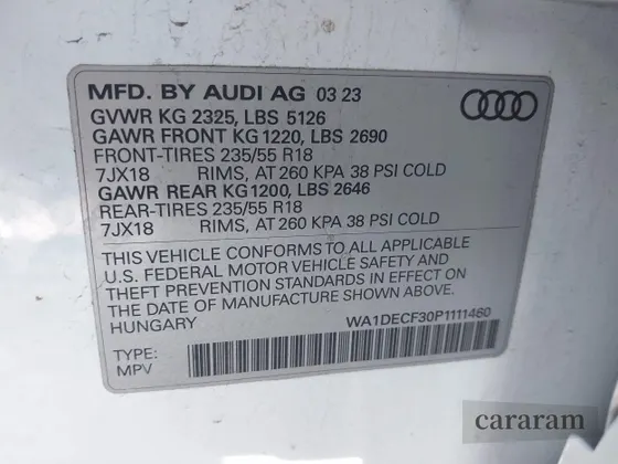 2023 Audi Q3 S line Premium