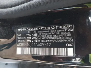 2004 Mercedes-Benz C 230 Kompressor
