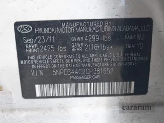 2012 Hyundai Sonata GLS