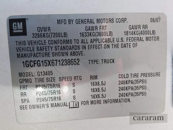 2007 Chevrolet Express Cargo
