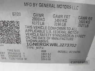 2020 Chevrolet Traverse LT Cloth