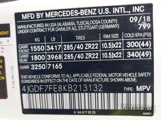 2019 Mercedes-Benz GLS 63 AMG
