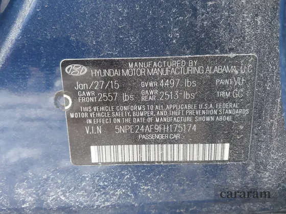 2015 Hyundai Sonata SE