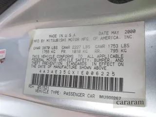 2001 Mitsubishi Eclipse SPYDER