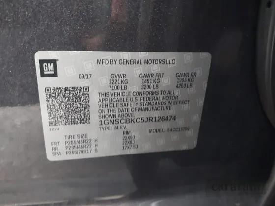 2018 Chevrolet Tahoe LT